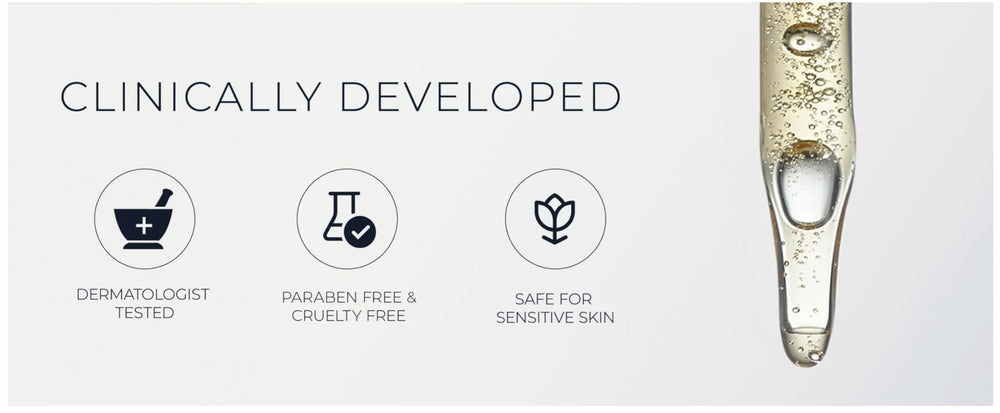 RoC product back label with ingredients and clinical result claims visible