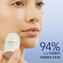 RoC close-up of clear fast-absorbing formula showing smooth texture benefit