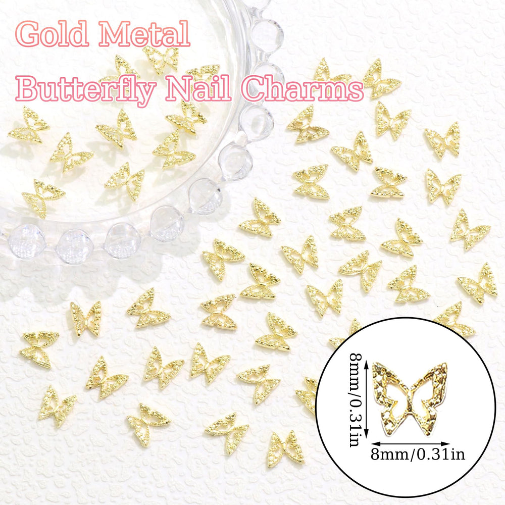 RODAKY close-up of gold alloy butterfly texture, polished finish for reflective detail