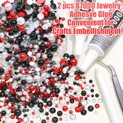 RODAKY pearls being applied to a phone case for instant customization