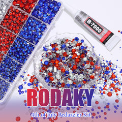 RODAKY gems beside a coin for scale, clear sizing helps plan designs accurately