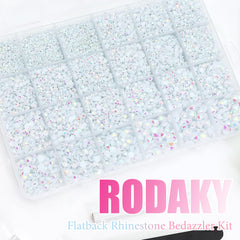 RODAKY size comparison of 2–6mm gems showing variety for layered designs