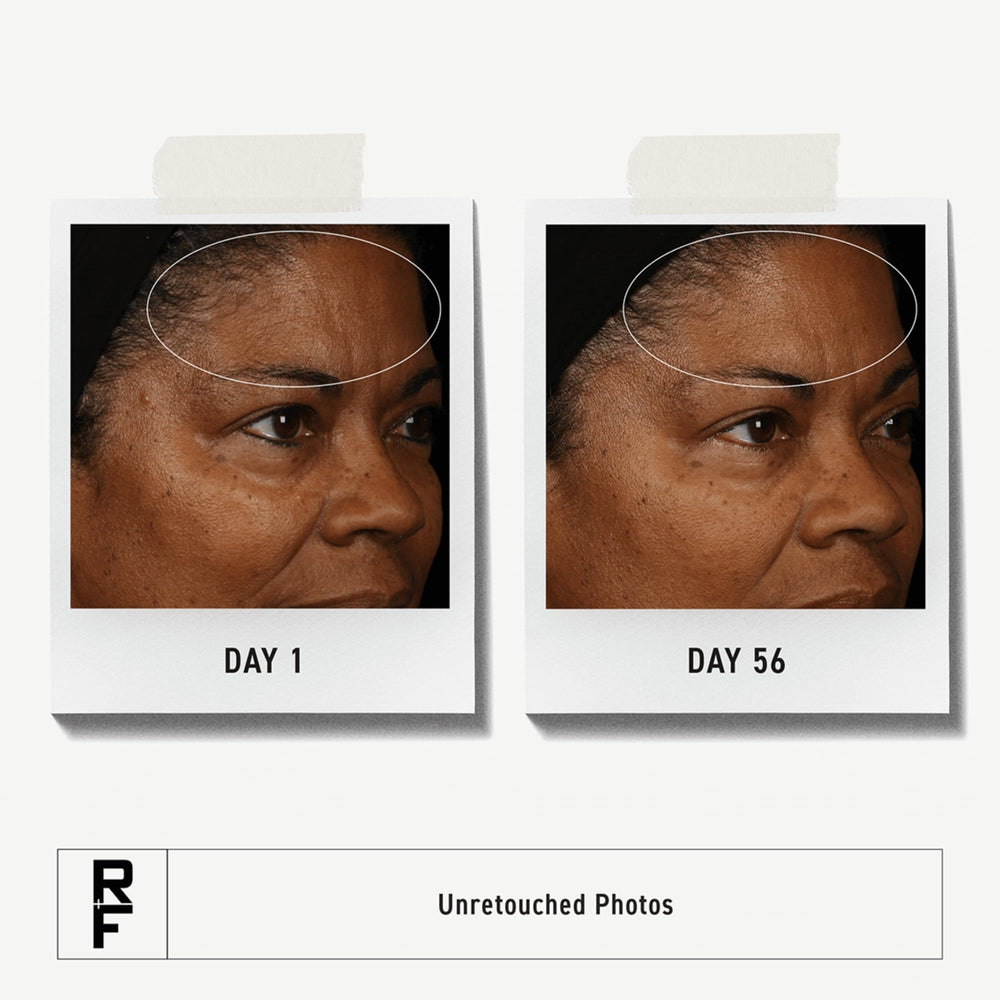 RODAN + FIELDS clay cream swirl demonstrating gentle exfoliation