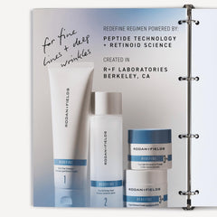 RODAN + FIELDS rinsing cleanser gently to reveal refreshed skin