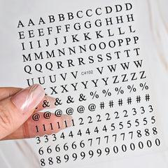 ROFIBUT fingertip size comparison of letters shows fit options for all nail widths