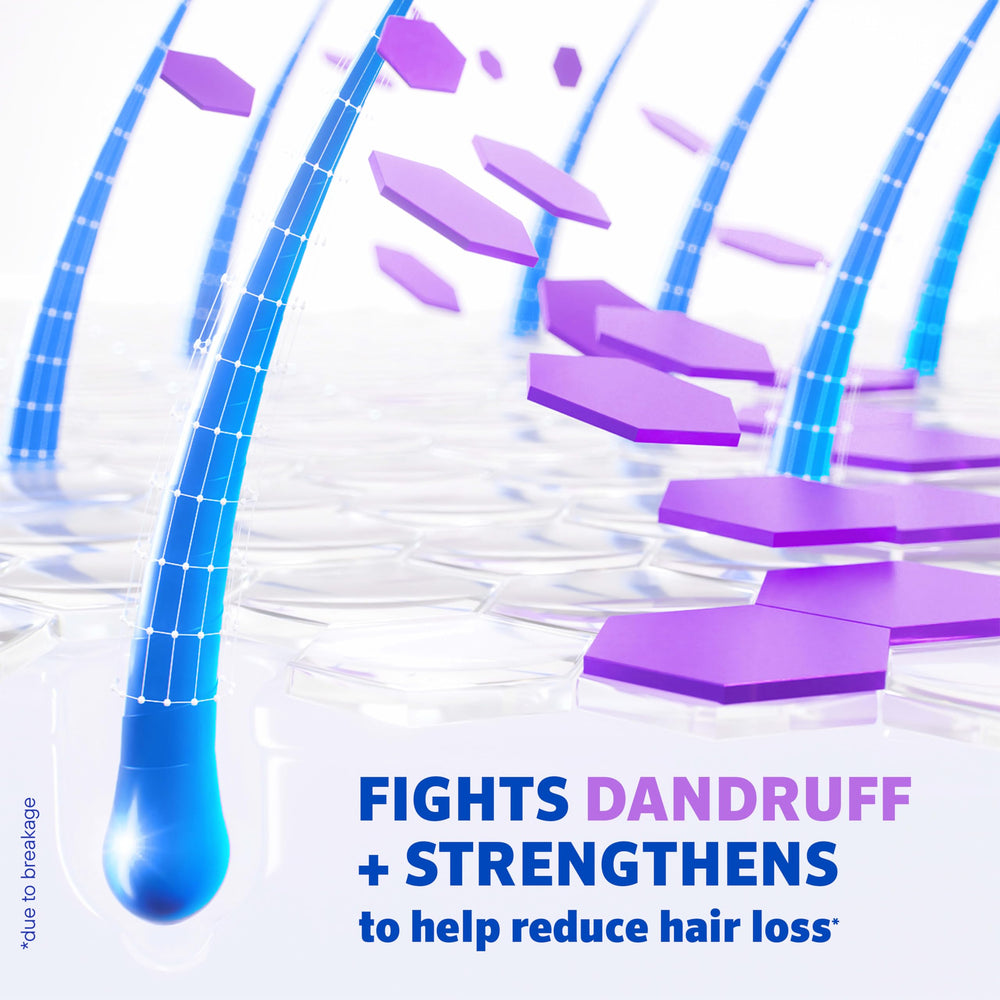Rogaine conditioned hair strand close-up showing reduced breakage