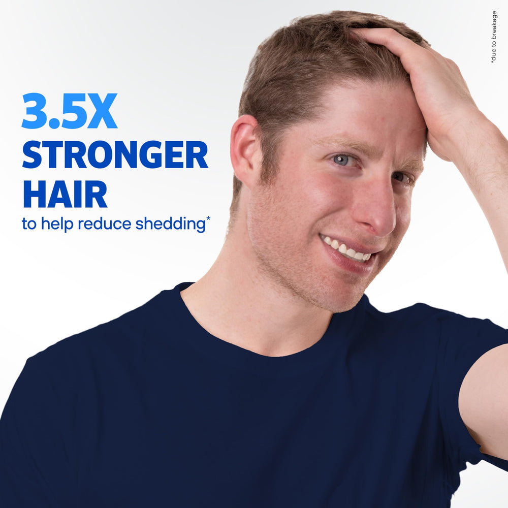 Rogaine keratin illustration demonstrating strengthened hair fiber protection