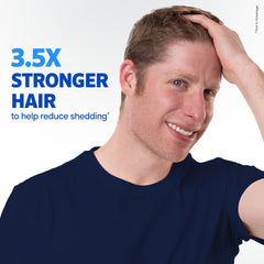 Rogaine keratin illustration demonstrating strengthened hair fiber protection