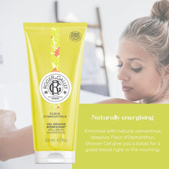 ROGER & GALLET travel-sized bottle in bathroom emphasizing convenience for travel