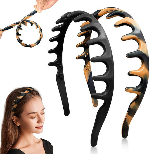 ROISDIYI front view of headband showing clean profile and fit