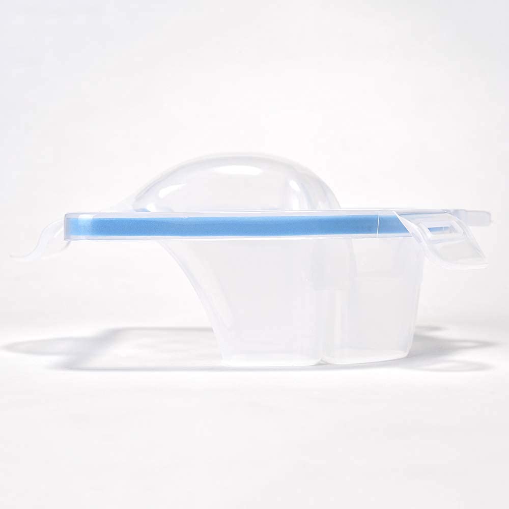 Rolabling bowl used to clean nail brushes showing efficient residue removal benefit