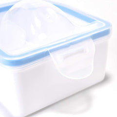 Rolabling hand soaking nails in bowl showing easy full-nail immersion and tidy workspace