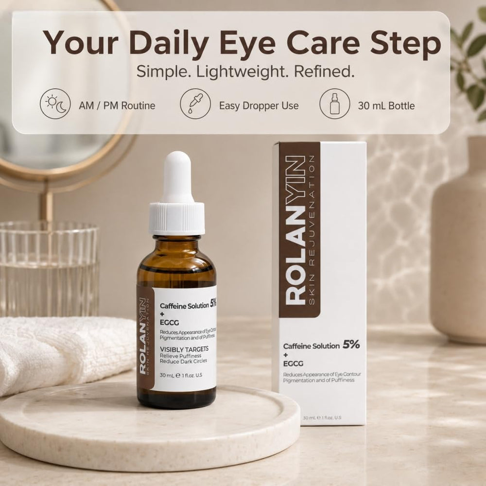 ROLANYIN bottle on bathroom vanity, easy-daily-routine benefit