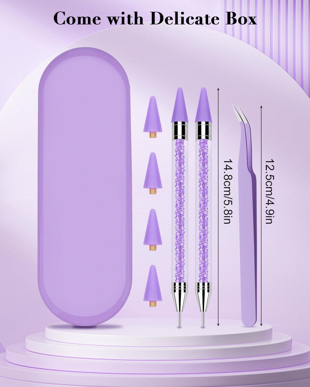 Rolybag pens held in hand to show scale and comfortable grip for steady crafting