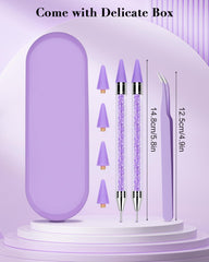 Rolybag pens held in hand to show scale and comfortable grip for steady crafting