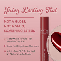 rom&nd angled tube detail highlighting applicator and glossy finish