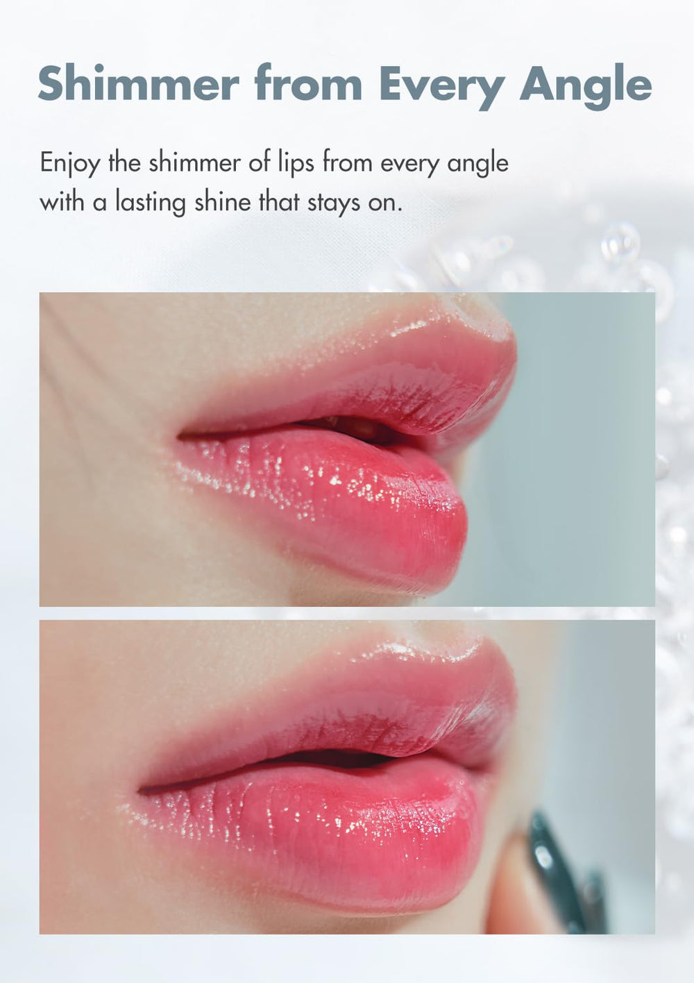 rom&nd water tint beside a coin to show compact size and travel-friendly convenience benefit
