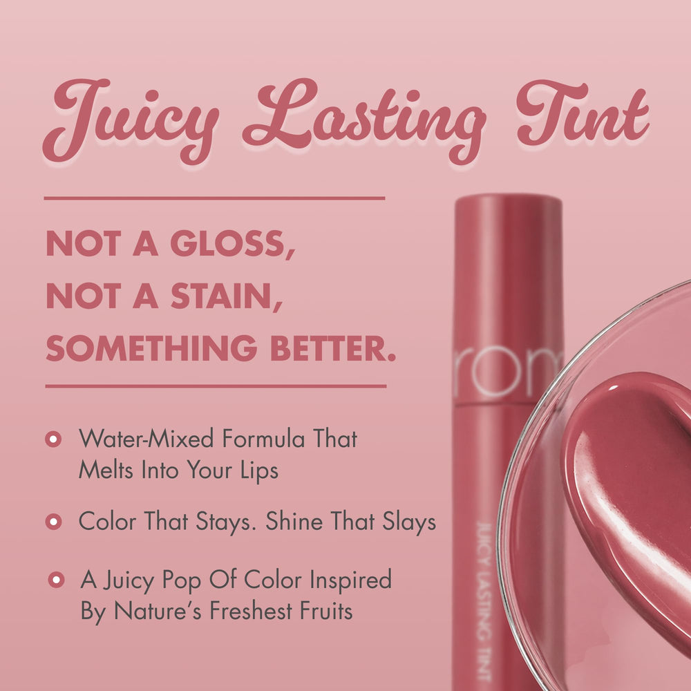 rom&nd tint applicator closeup showing precise wand for easy application