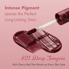 rom&nd texture gloss drop highlighting shiny, non-sticky finish