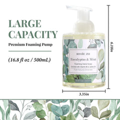 ROMIIE ZOI foam pump dispensing airy foam, quick coverage and gentle cleanse