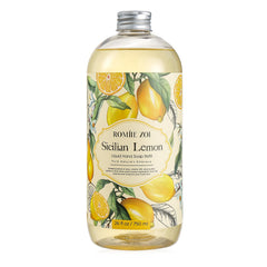 ROMIIE ZOI front bottle view showing lemon refill and clean branding benefit