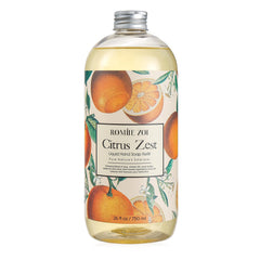 ROMIIE ZOI front label view showing brand and citrus scent for clear identification and quick refill choice