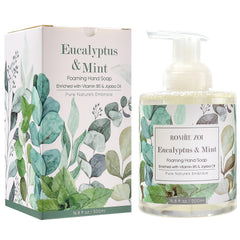ROMIIE ZOI front packaging showing eucalyptus and mint, elegant gift-ready presentation