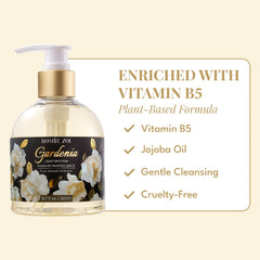 ROMIIE ZOI creamy lather on hands demonstrating effective cleansing benefit
