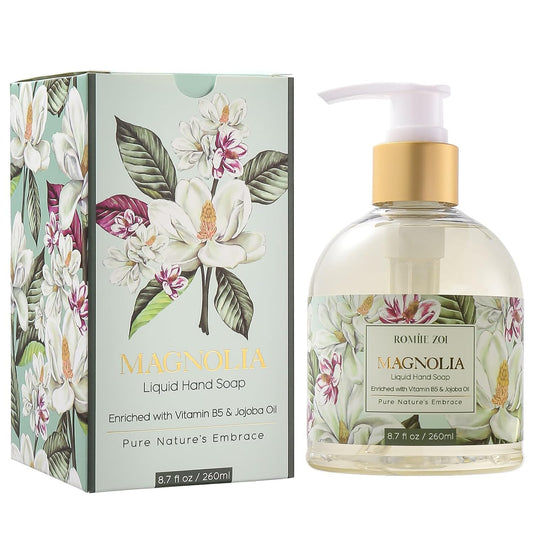 ROMIIE ZOI front packaging showing magnolia bottle and gift box for elegant presentation