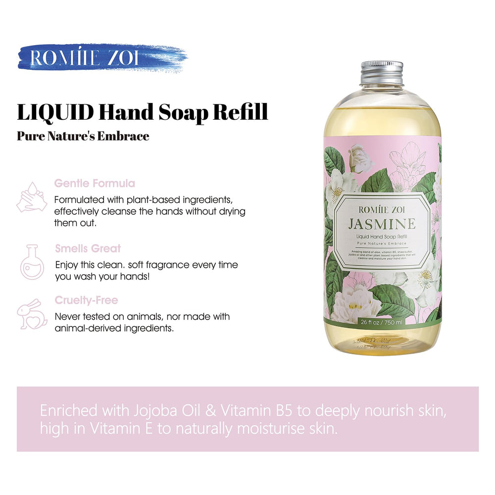 ROMIIE ZOI pour detail into dispenser for easy refill convenience
