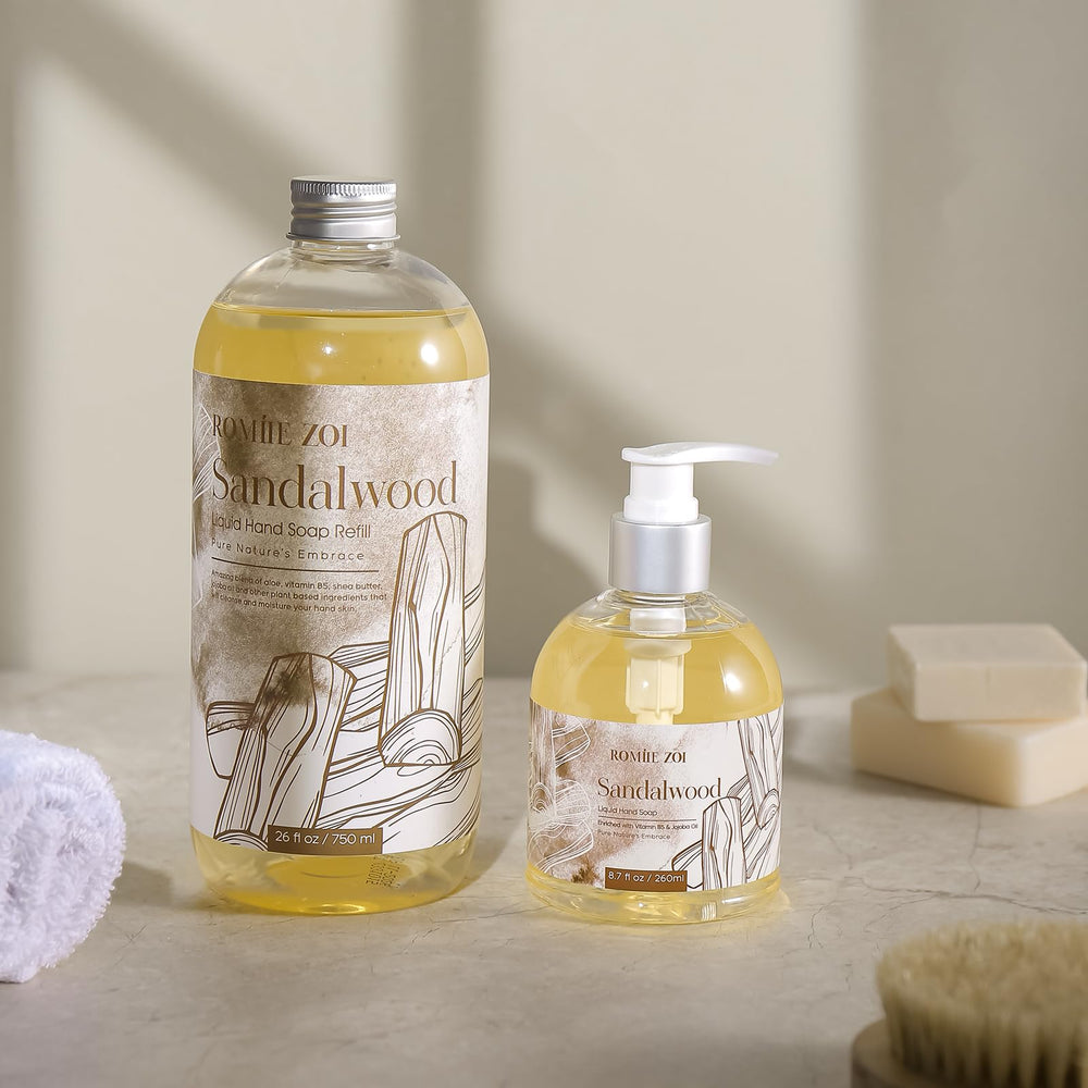 ROMIIE ZOI 750 ml next to a common water bottle for scale and value