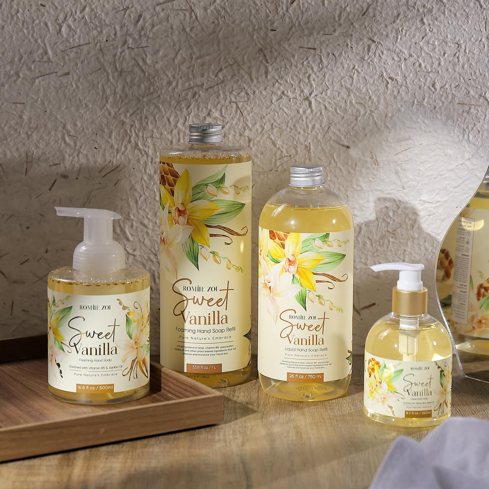 ROMIIE ZOI beside common household items showing 750 ml scale