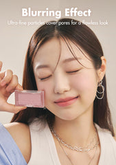 rom&nd blush applied on cheek demonstrating natural finish and long-lasting wear