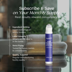 RootStim on bathroom counter as part of daily routine