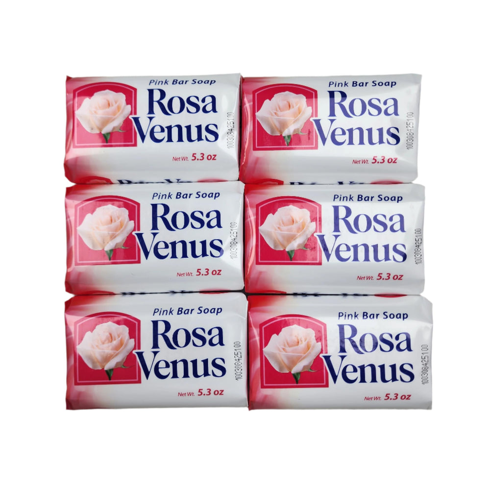 Rosa Venus front packaging showing six pink bars and clear labeling for reliable supply