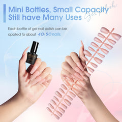 ROSALIND bottle next to ruler showing compact 5ml size for easy travel