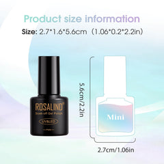 ROSALIND curing under led lamp showing fast curing and salon-style finish