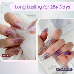 ROSALIND magnet stick held over nail to form reflective cat-eye stripe