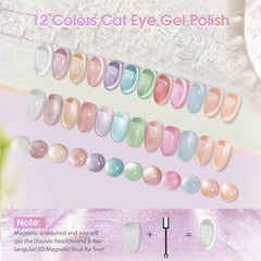 ROSALIND swatch palette of 12 spring and summer shades for quick color choice