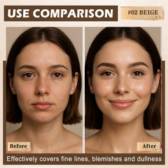 ROSAWEE spray applied to brush demonstrating easy buildable coverage