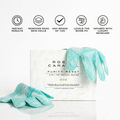 Rose & Caramel close-up of glove texture for gentle exfoliation benefit