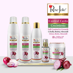Rose Jolie jar on bathroom vanity with plants, evokes calming routine benefit