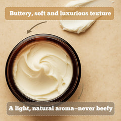 Roseblem ingredients flatlay with manuka honey and oils for nourishment