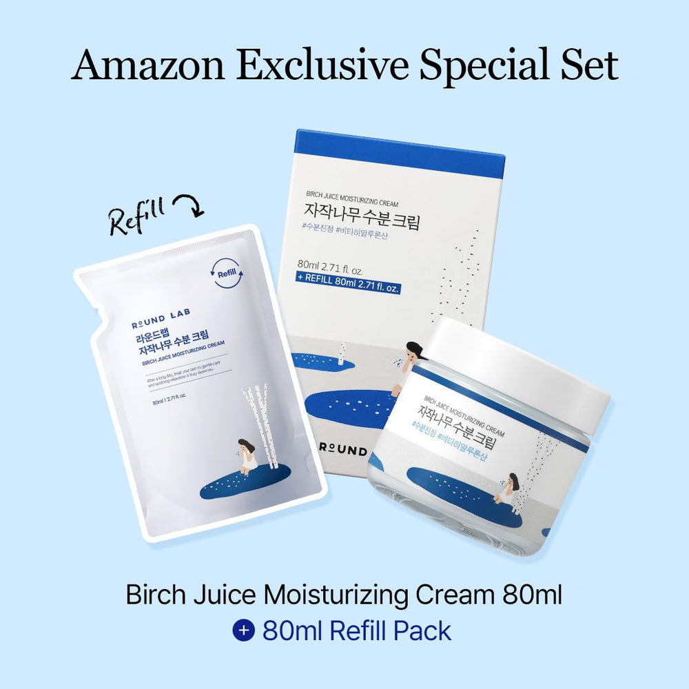 ROUND LAB refill pouch displayed to emphasize value and sustainability