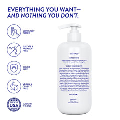 Routine Wellness bottle on bathroom vanity conveying clean, confidence-boosting routine