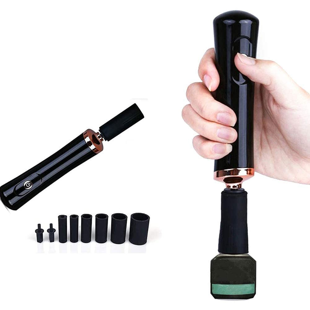 Rowzzi beside AAA batteries to show portable size and battery power