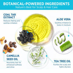 Roycederm conditioner bottle label showing botanical oils and hydration benefit
