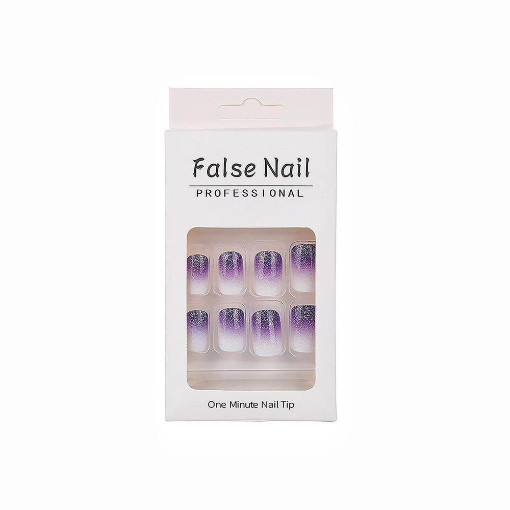 RTKHFZE woman applying press-on nail demonstrating easy peel-and-press application benefit