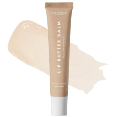 Ruby & Millie front packaging showing vanilla tinted lip balm, easy grab-and-go benefit