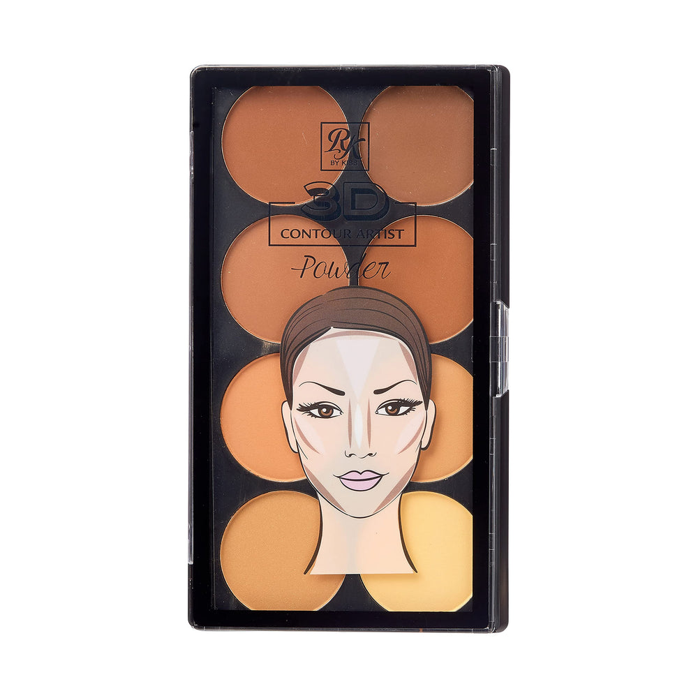 Ruby Kisses palette front view showing compact design and shade variety for travel